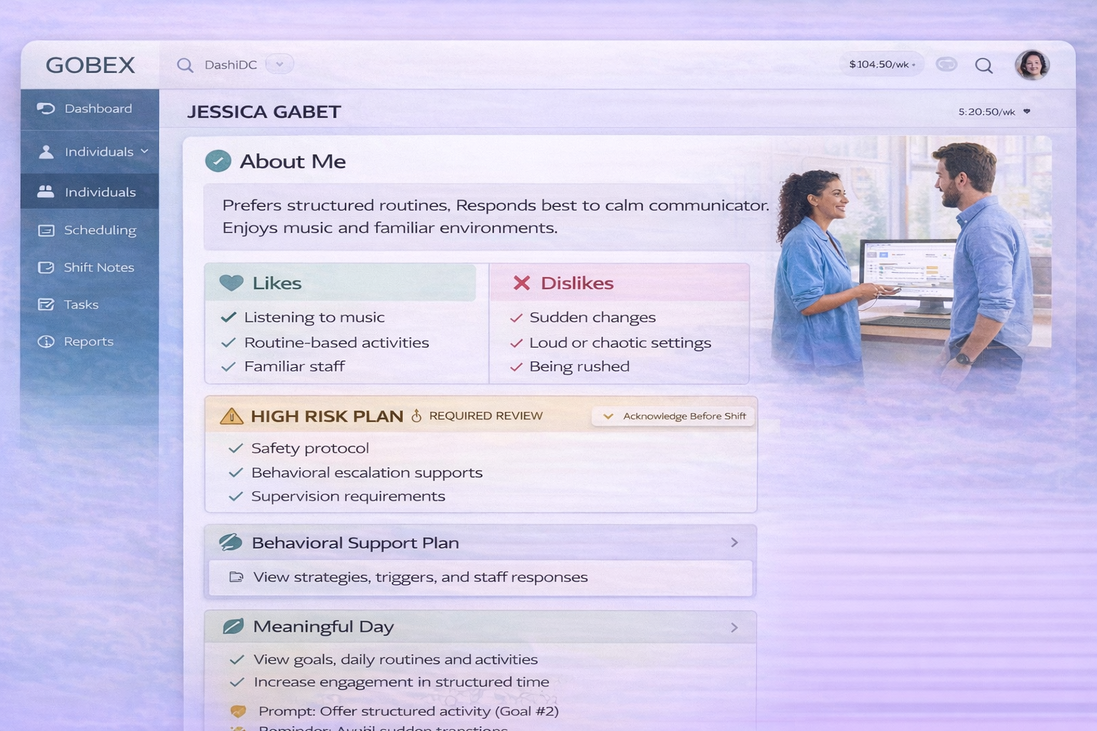 GOBEX individual profile